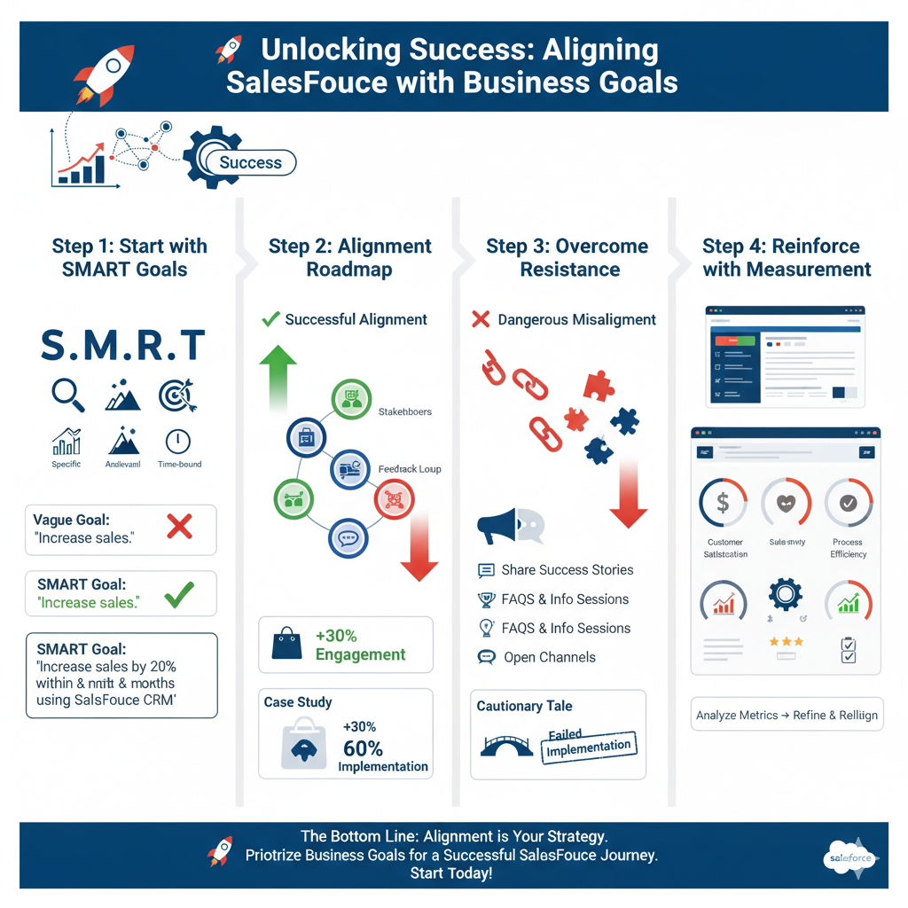 Salesforce Implementation Roadmap Infographics of Salesforce Implementation Roadmap
