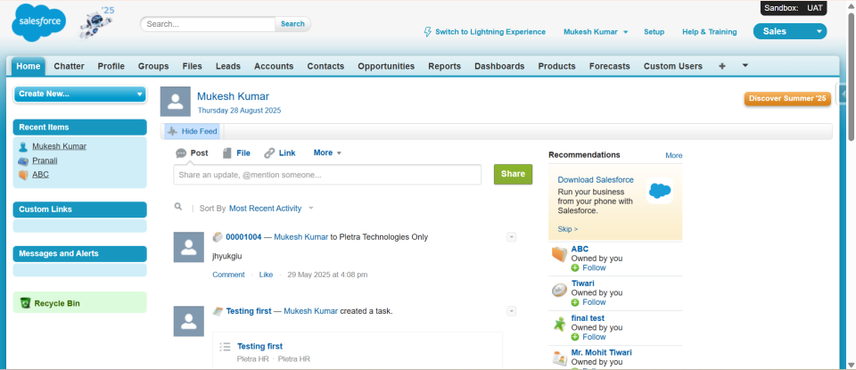 Salesforce Classic