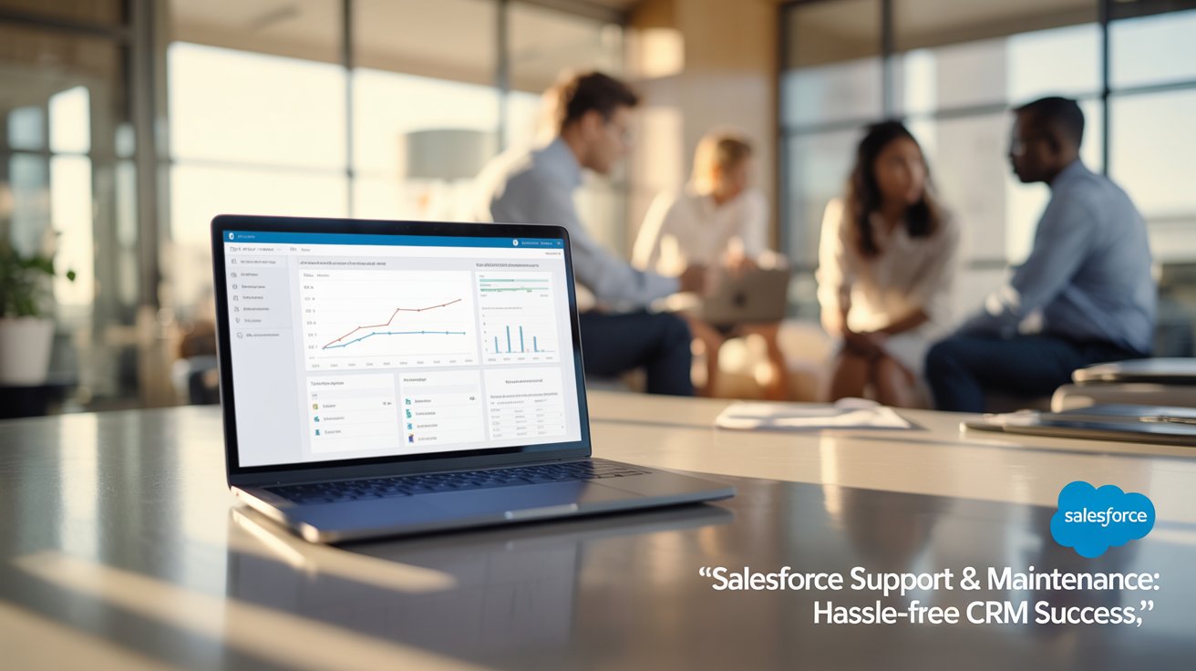 Monitor is showing Salesforce support and maintenance packages